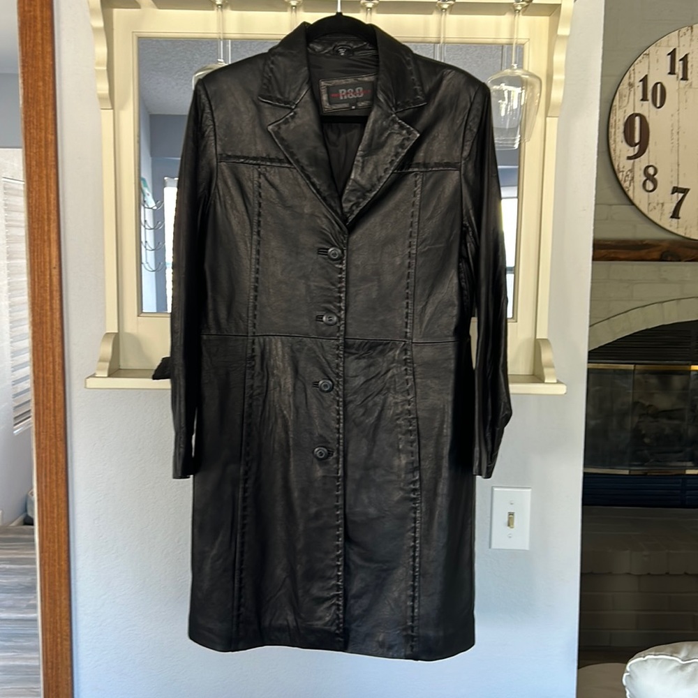 Reilly Olmes Genuine Leather Coat